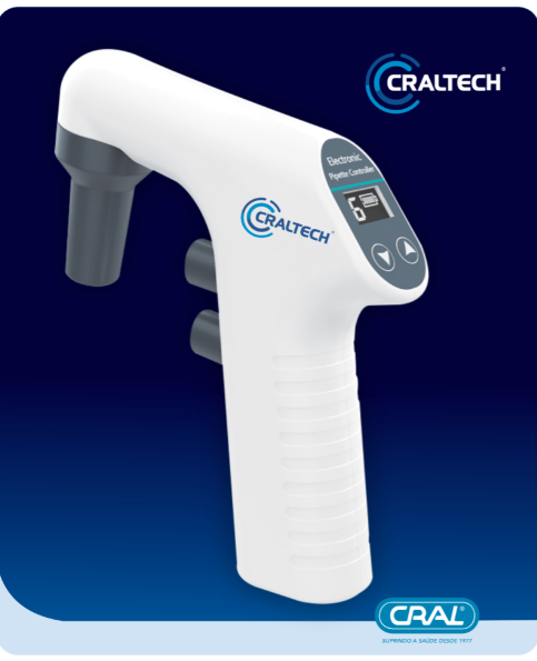 Controlador eletrônico de pipetas –  Craltech®