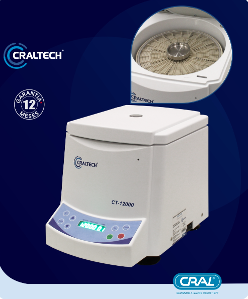 Centrífuga para microhematócrito Craltech