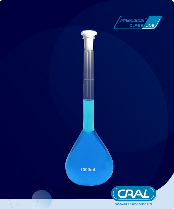 Balão volumétrico Classe A  – Rolha plástica PRECISION®
